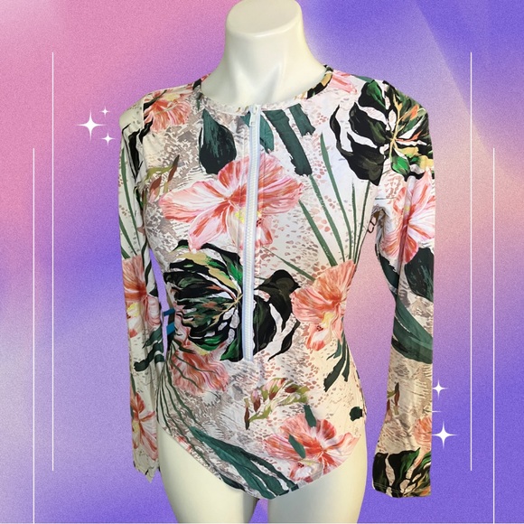 Other - One piece long sleeve swim suit